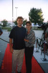 Steve & Barb during the red carpet entrance.  Meisner Magic, Steve's original composition is used during a family gathering scene in which the radio is being played.  Short but sweet, it is Meisner Magic playing on the radio.